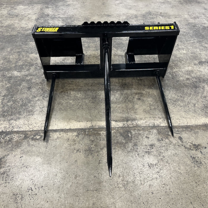 Stinger Attachments Bale Spear – Series 1 Standard For Skid Steers - Stinger Attachments - Beacon Attachments