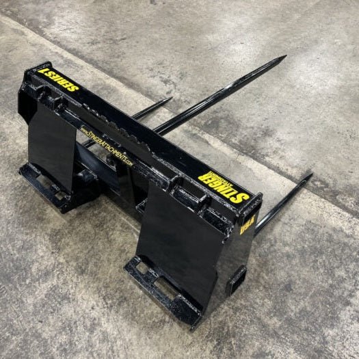 Stinger Attachments Bale Spear – Series 1 Standard For Skid Steers - Stinger Attachments - Beacon Attachments