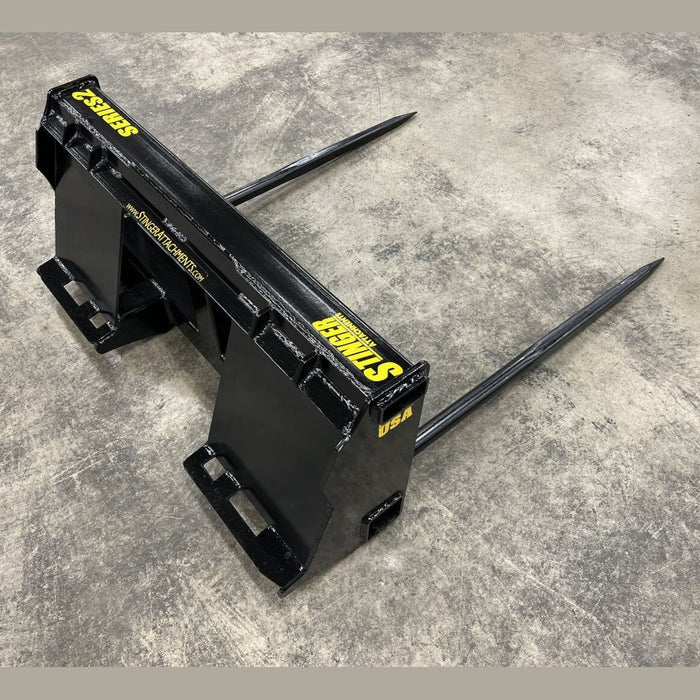 Stinger Attachments Bale Spear – Series 2 (BS2) For Skid Steers and Tractors - Stinger Attachments - Beacon Attachments
