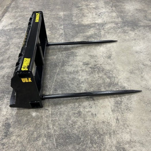Stinger Attachments Bale Spear – Series 2 (BS2) For Skid Steers and Tractors - Stinger Attachments - Beacon Attachments