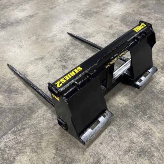 Stinger Attachments Bale Spear – Series 2 (BS2) For Skid Steers and Tractors - Stinger Attachments - Beacon Attachments