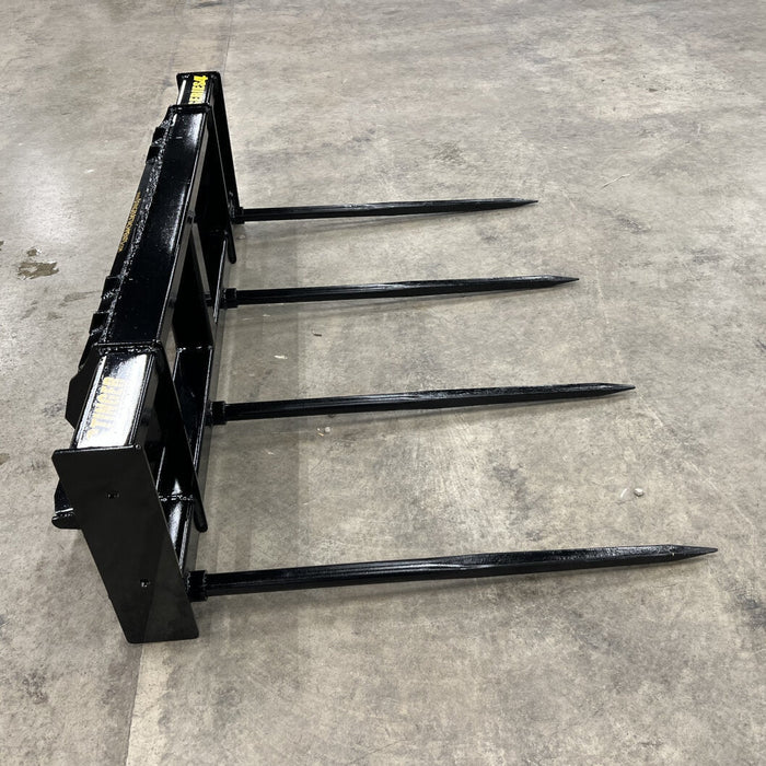 Stinger Attachments Bale Spear – Series 4 (BS4) Large Square Bale Mover For Skid Steers - Stinger Attachments - Beacon Attachments
