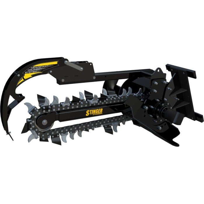 Stinger Attachments Bigfoot 900 Trencher For Skid Steers - Stinger Attachments - Beacon Attachments