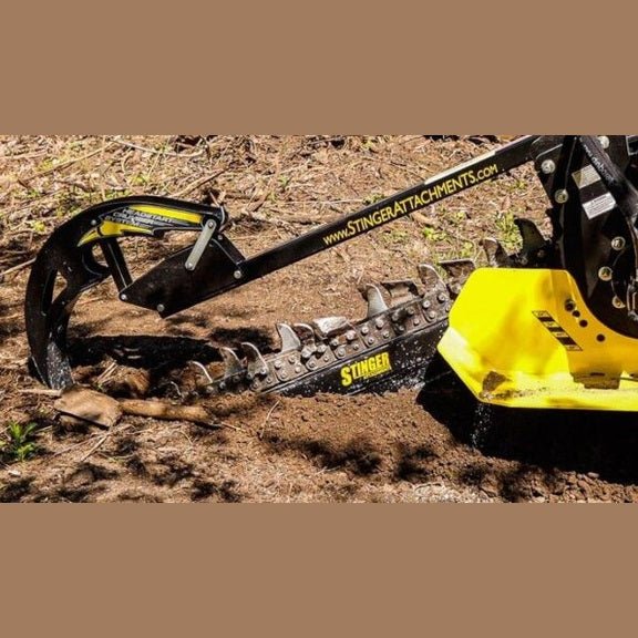 Stinger Attachments Bigfoot XD Trencher For Skid Steers - Stinger Attachments - Beacon Attachments