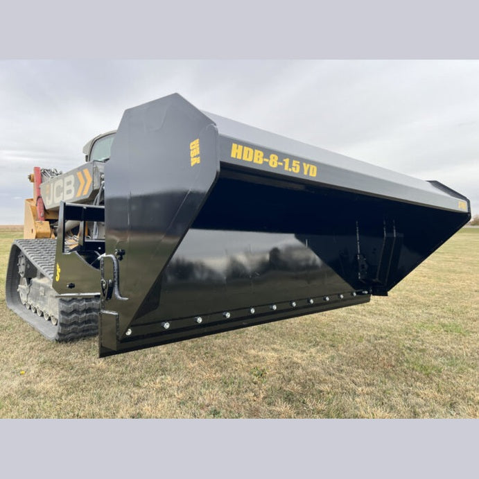 Stinger Attachments Skid Steer Hydraulic Dump Bucket (HDB) - Beacon Attachments