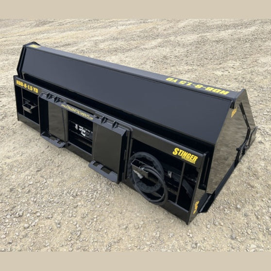 Stinger Attachments Skid Steer Hydraulic Dump Bucket (HDB) - Beacon Attachments