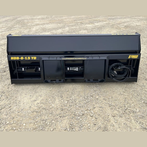Stinger Attachments Skid Steer Hydraulic Dump Bucket (HDB) - Beacon Attachments
