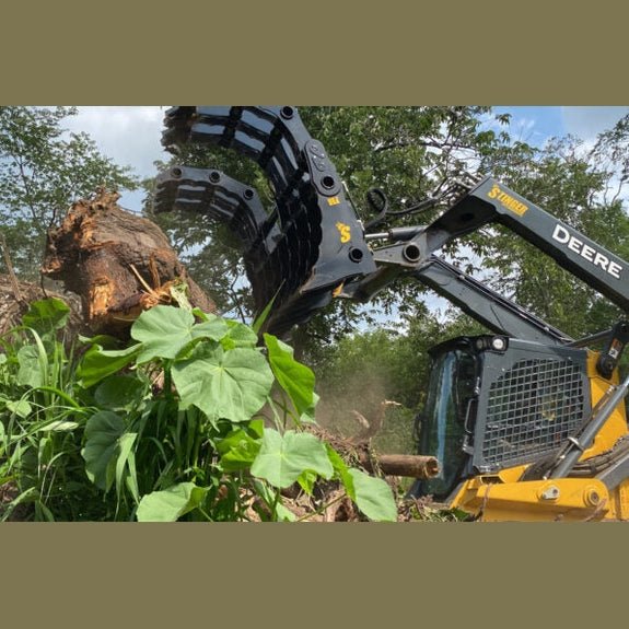 Stinger Attachments CG - XD Clam Grapple For Skid Steers - Stinger Attachments - Beacon Attachments