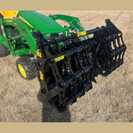 Stinger Attachments Compact Clam Grapple For Skid Steers & Compact Tractors - Stinger Attachments - Beacon Attachments