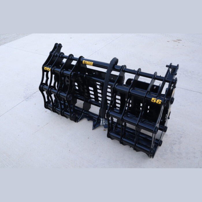 Stinger Attachments Compact Clam Grapple For Skid Steers & Compact Tractors - Stinger Attachments - Beacon Attachments