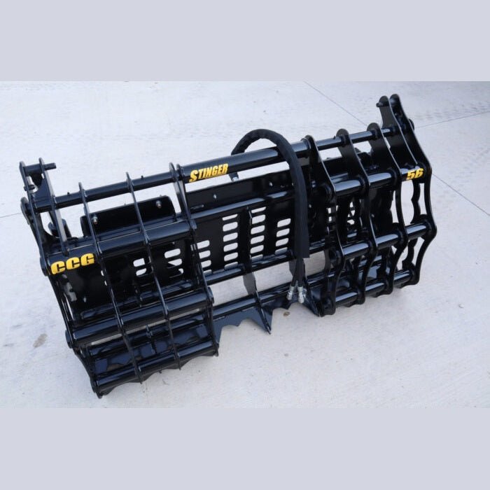 Stinger Attachments Compact Clam Grapple For Skid Steers & Compact Tractors - Stinger Attachments - Beacon Attachments