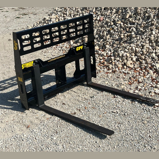 Stinger Attachments Compact Pallet Fork For Skid Steers & Compact Tractors - Stinger Attachments - Beacon Attachments