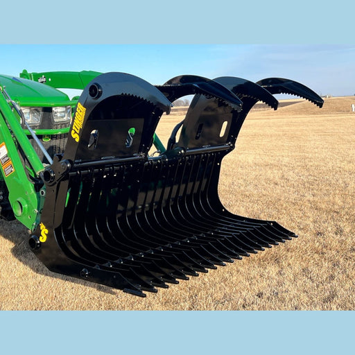 Stinger Attachments Compact Rock Grapple (CROG) For Skid Steers & Tractors - Stinger Attachments - Beacon Attachments