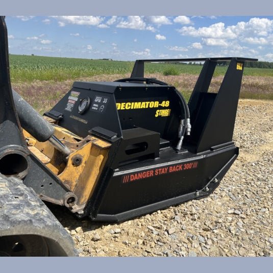 Stinger Attachments Disc Mulcher For Skid Steers - Stinger Attachments - Beacon Attachments
