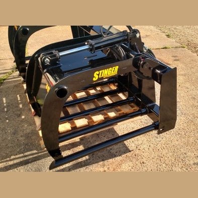 Stinger Attachments Manure Tine Grapple Bucket (MTG) For Skid Steers - Stinger Attachments - Beacon Attachments