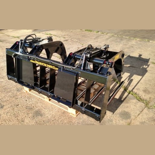 Stinger Attachments Manure Tine Grapple Bucket (MTG) For Skid Steers - Stinger Attachments - Beacon Attachments