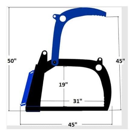 Stinger Attachments Manure Tine Grapple Bucket (MTG) For Skid Steers - Stinger Attachments - Beacon Attachments