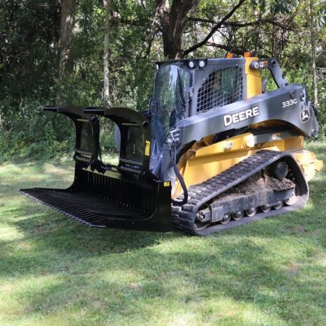 Stinger Attachments Open Sides Rock Grapple Bucket (ROG) For Skid Steers - Stinger Attachments - Beacon Attachments