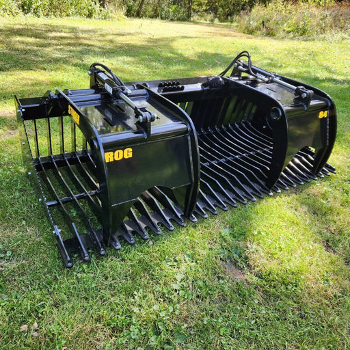 Stinger Attachments Open Sides Rock Grapple Bucket (ROG) For Skid Steers - Stinger Attachments - Beacon Attachments