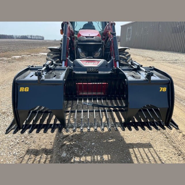 Stinger Attachments Open Sides Tractor Rock Grapples (ROG) For Skid Steers & Utility Tractors - Stinger Attachments - Beacon Attachments