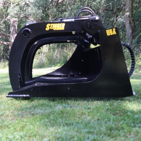 Stinger Attachments Open Sides Tractor Rock Grapples (ROG) For Skid Steers & Utility Tractors - Stinger Attachments - Beacon Attachments