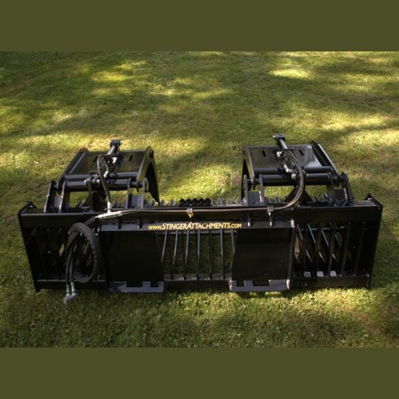 Stinger Attachments Open Sides Tractor Rock Grapples (ROG) For Skid Steers & Utility Tractors - Stinger Attachments - Beacon Attachments