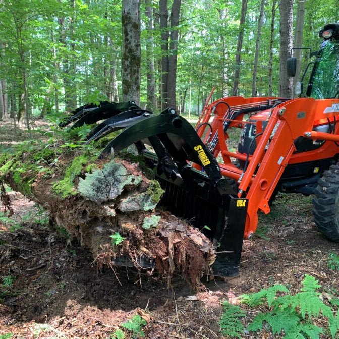 Stinger Attachments Open Sides Tractor Rock Grapples (ROG) For Skid Steers & Utility Tractors - Stinger Attachments - Beacon Attachments
