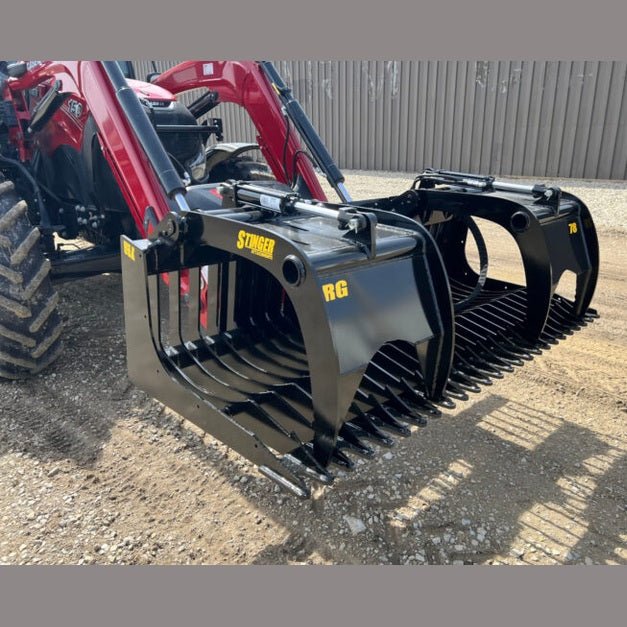 Stinger Attachments Open Sides Tractor Rock Grapples (ROG) For Skid Steers & Utility Tractors - Stinger Attachments - Beacon Attachments