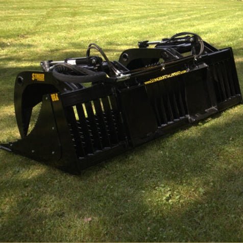 Stinger Attachments Open Sides Tractor Rock Grapples (ROG) For Skid Steers & Utility Tractors - Stinger Attachments - Beacon Attachments