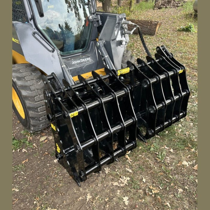Stinger Attachments Skid Steer CG Clam Grapple (CG) - Stinger Attachments - Beacon Attachments