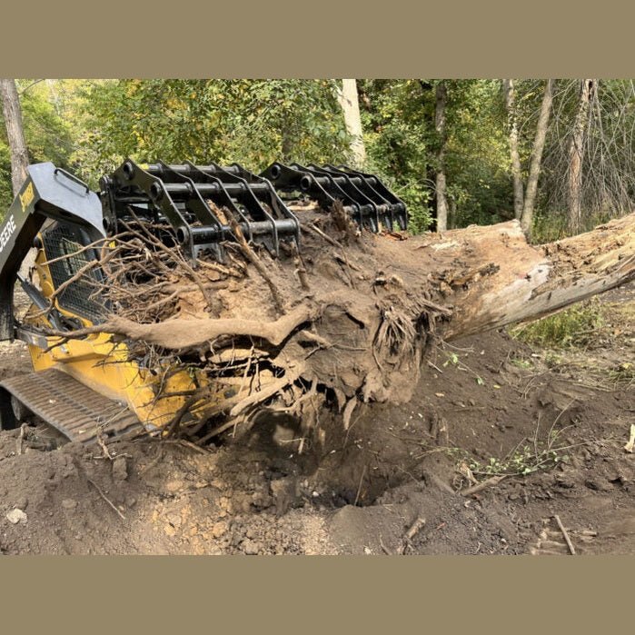 Stinger Attachments Skid Steer CG Clam Grapple (CG) - Stinger Attachments - Beacon Attachments