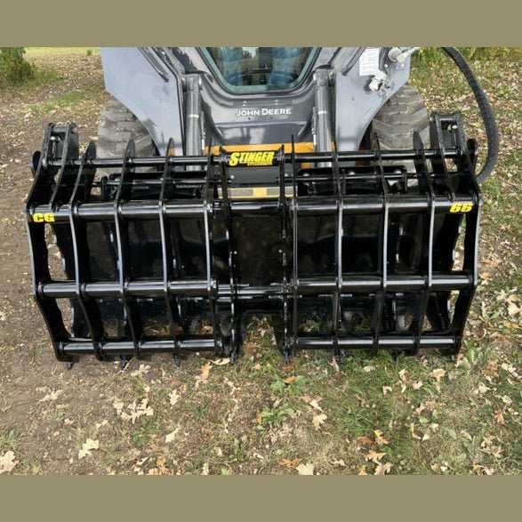 Stinger Attachments Skid Steer CG Clam Grapple (CG) - Stinger Attachments - Beacon Attachments
