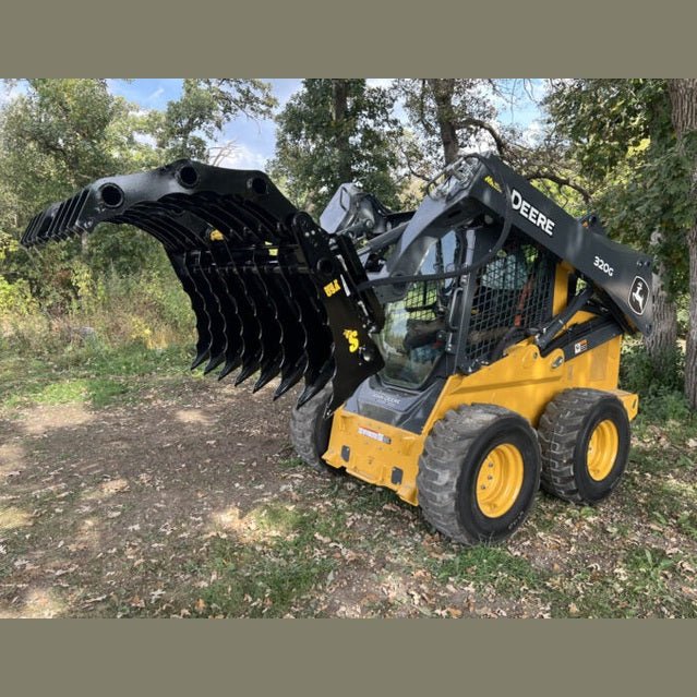 Stinger Attachments Skid Steer CG Clam Grapple (CG) - Stinger Attachments - Beacon Attachments