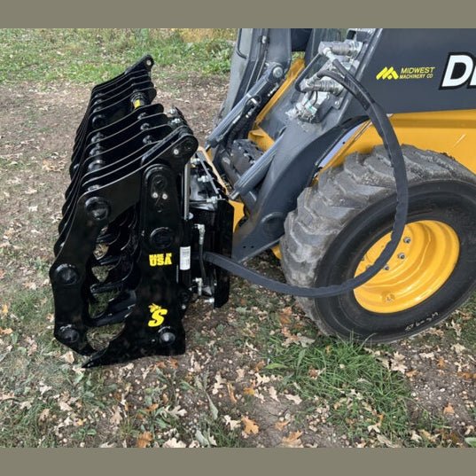 Stinger Attachments Skid Steer CG Clam Grapple (CG) - Stinger Attachments - Beacon Attachments