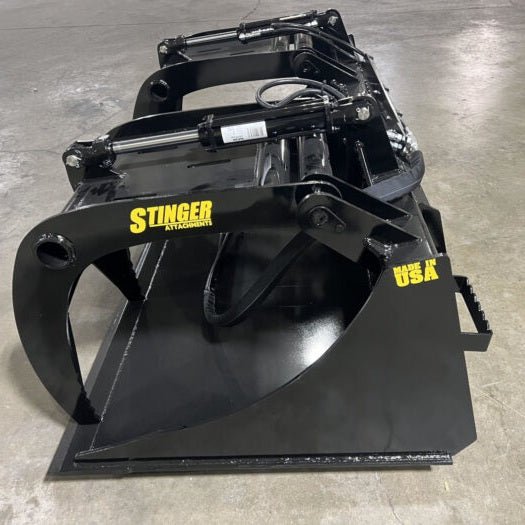 Stinger Attachments Skid Steer Demolition Grapple Bucket (DG) - Stinger Attachments - Beacon Attachments