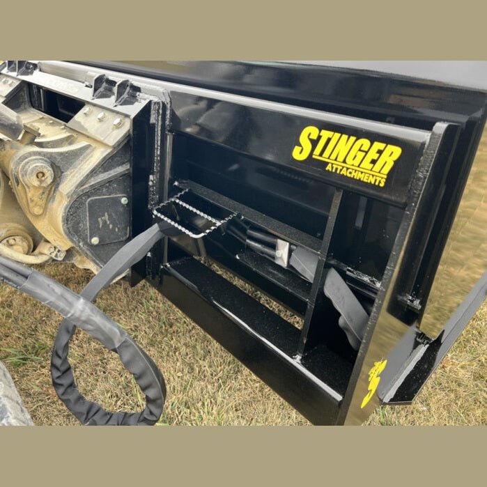 Stinger Attachments Skid Steer Hydraulic Dump Bucket (HDB) - Stinger Attachments - Beacon Attachments