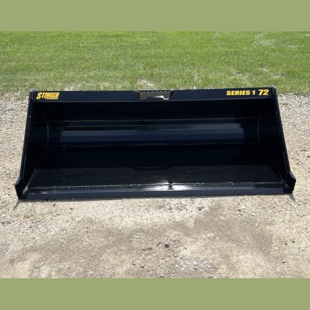 Stinger Attachments Skid Steer Material Bucket – Series 1 - Stinger Attachments - Beacon Attachments
