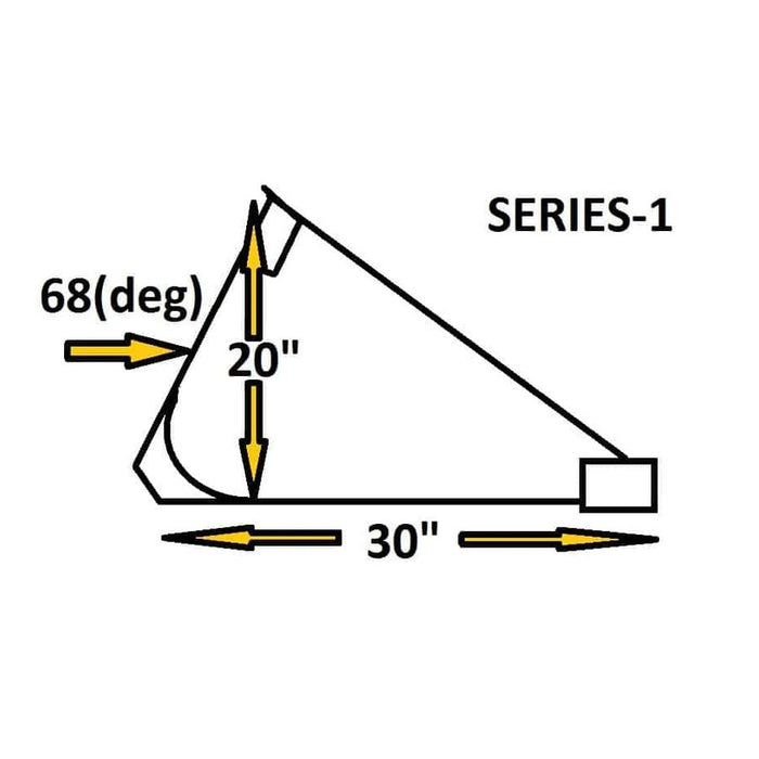 Stinger Attachments Skid Steer Material Bucket – Series 1 - Stinger Attachments - Beacon Attachments