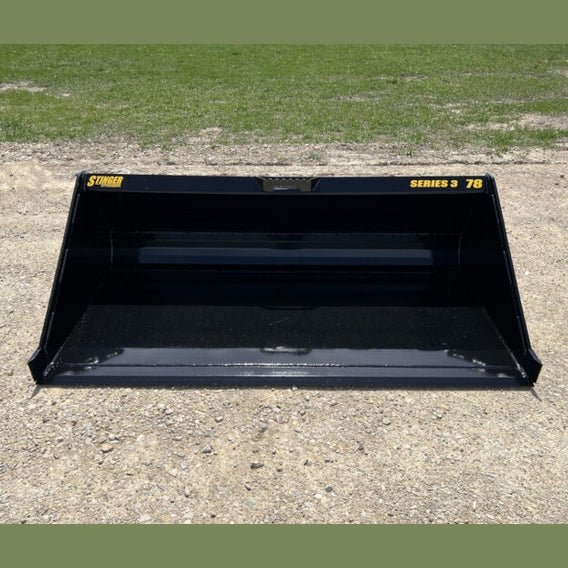 Stinger Attachments Skid Steer Material Bucket – Series 3 - Stinger Attachments - Beacon Attachments