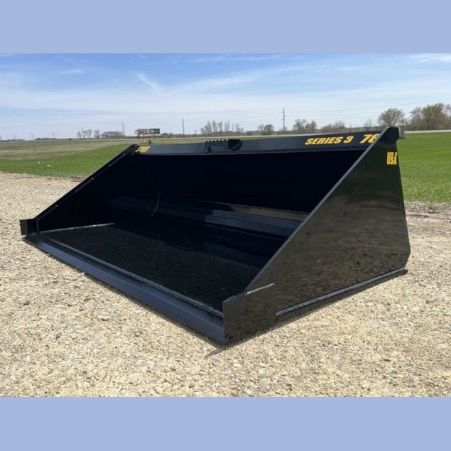 Stinger Attachments Skid Steer Material Bucket – Series 3 - Stinger Attachments - Beacon Attachments