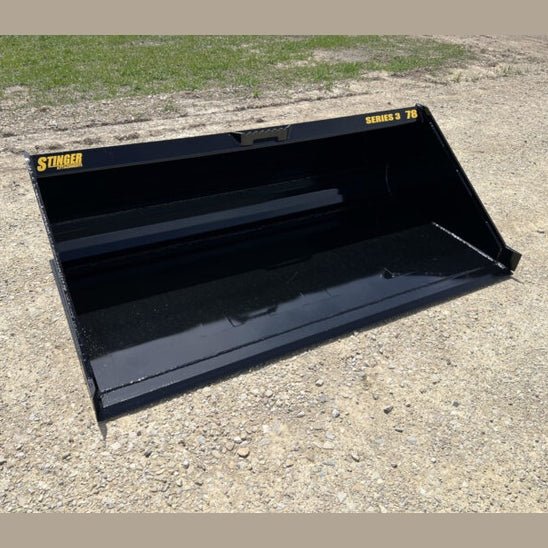 Stinger Attachments Skid Steer Material Bucket – Series 3 - Stinger Attachments - Beacon Attachments