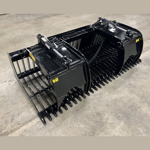 Stinger Attachments Skid Steer Rock Grapple Bucket (RG) - Stinger Attachments - Beacon Attachments