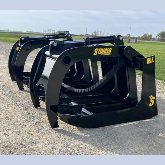Stinger Attachments Skid Steer Root Grapple (RTG) - Stinger Attachments - Beacon Attachments