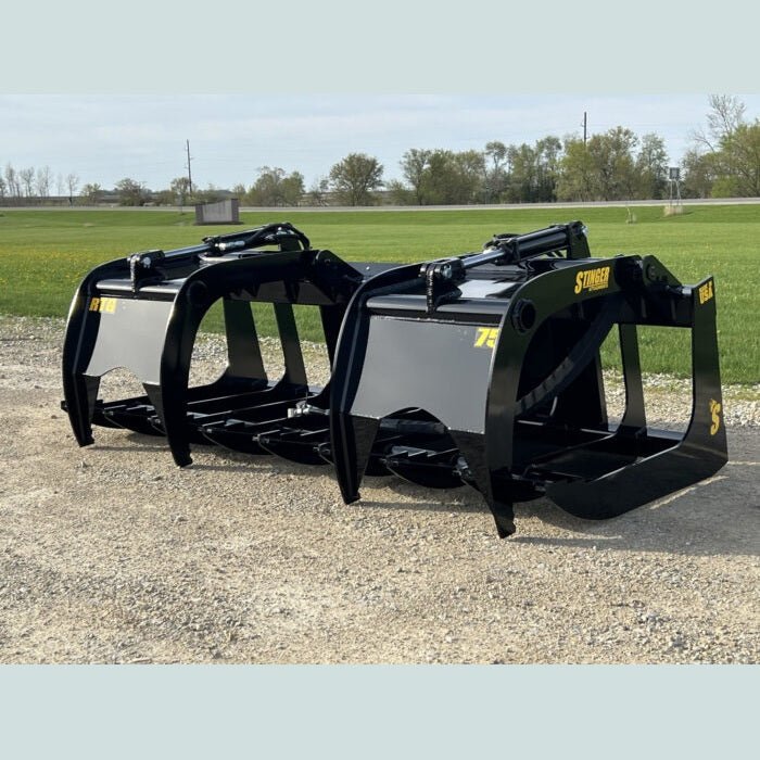 Stinger Attachments Skid Steer Root Grapple (RTG) - Stinger Attachments - Beacon Attachments