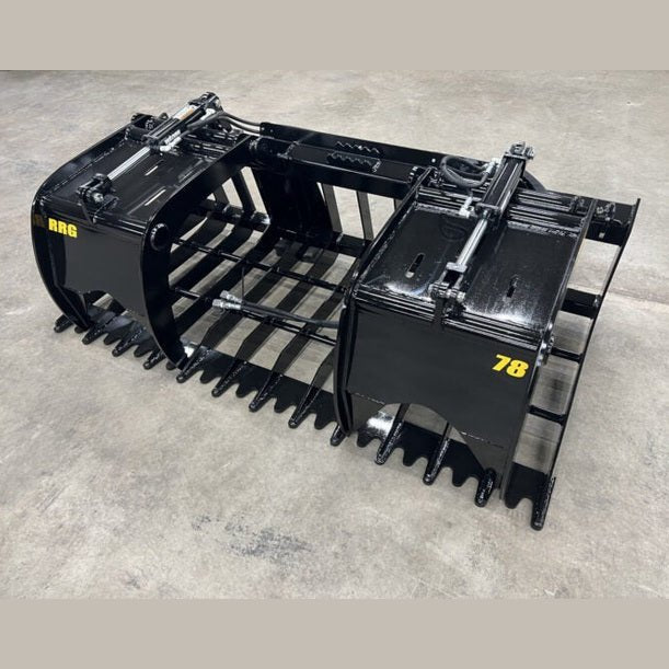 Stinger Attachments Skid Steer Root & Rock Grapple (RRG) - Stinger Attachments - Beacon Attachments