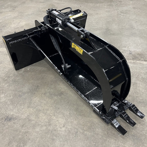 Stinger Attachments Skid Steer Stump Grapple (STG) - Stinger Attachments - Beacon Attachments