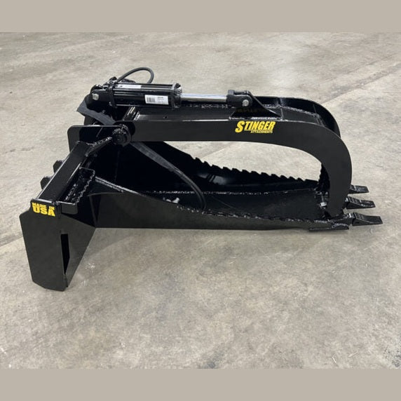 Stinger Attachments Skid Steer Stump Grapple (STG) - Stinger Attachments - Beacon Attachments