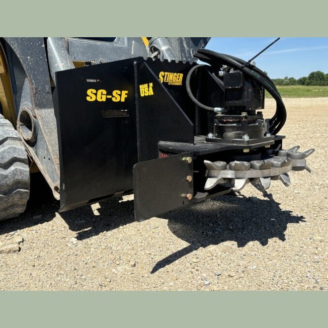 Stinger Attachments Skid Steer Stump Grinder - Stinger Attachments - Beacon Attachments