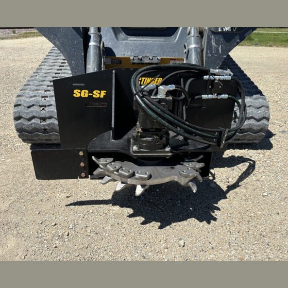 Stinger Attachments Skid Steer Stump Grinder - Stinger Attachments - Beacon Attachments