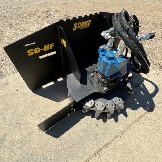 Stinger Attachments Skid Steer Stump Grinder - Stinger Attachments - Beacon Attachments
